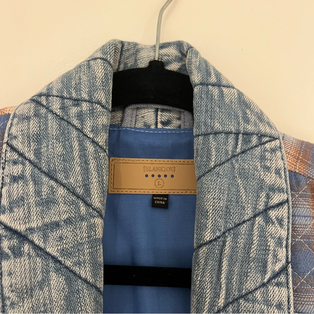 BLANKNYC Fall For You Plaid Quilted Kimono Jacket - Picture 6 of 10